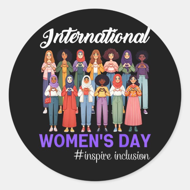 Emergency Department Nurse Valentine's Day Stethos Classic Round Sticker (Front)