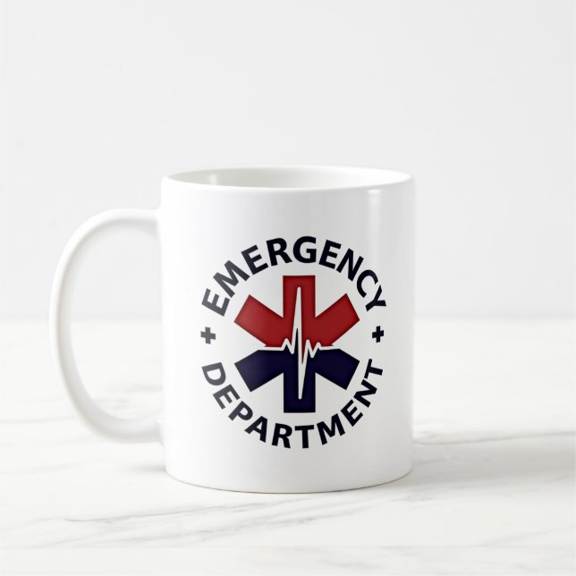 Emergency Department – Personalized Coffee Mug (Left)