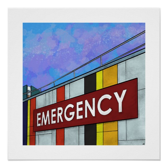 Emergency Department Poster (Front)