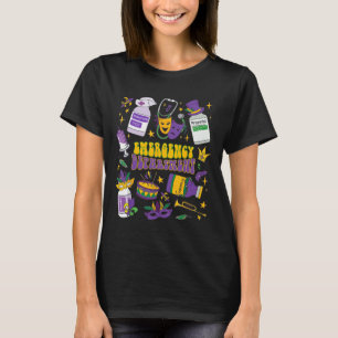 Emergency Department Scrub Rn Icu Pacu Er Nurse Ma T-Shirt