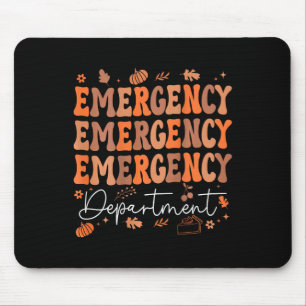 Emergency Department Thanksgiving Ed Nurse Er Nurs Mouse Pad
