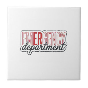 Emergency Department Typography Shirt Design_1 Tile