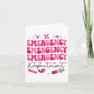 Emergency Department Valentines Day Ed Nurses Er N Card
