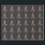 Emergency Department Xmas Tree Nurse Wrapping Paper<br><div class="desc">quilted Christmas tree, holiday quilter, patchwork Xmas, sewing meme 2025, festive stitching, fabric art tree, quilting lover gift, crafty holiday</div>