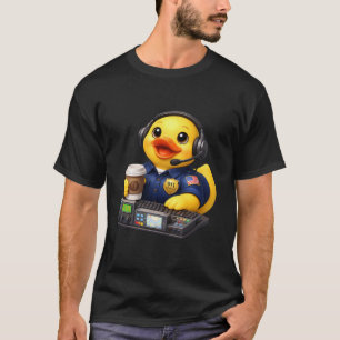 Emergency Dispatch 911 Dispatcher Rubber Duck Duck T-Shirt