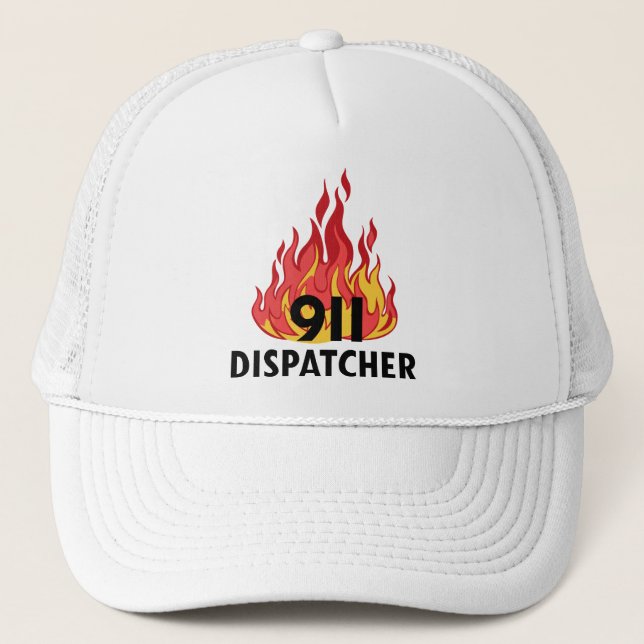 Emergency Dispatcher Trucker Hat (Front)