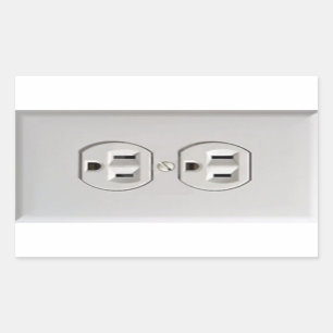 Emergency Electrical Outlet Sticker