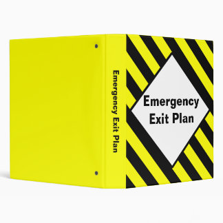 Emergency Exit Plan Binder