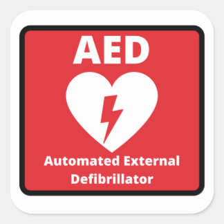 Emergency kit  square sticker