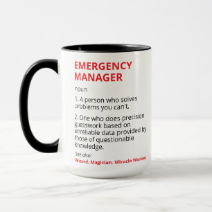 Emergency Manager Mug For Emergency Manager Gifts 