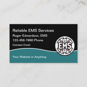 Emergency Medical Services Driver Business Card