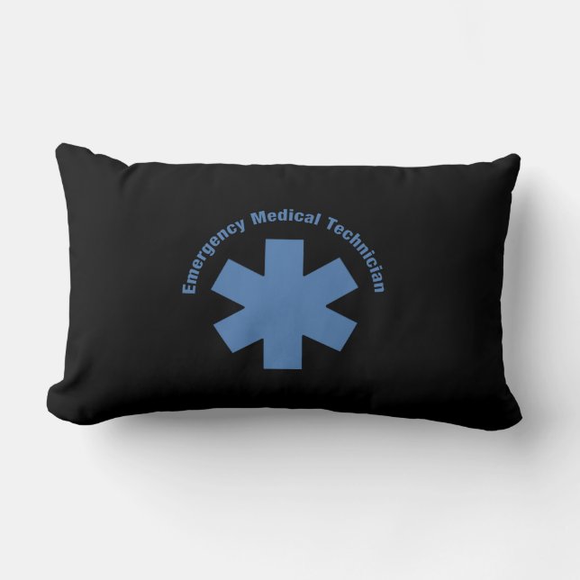 Emergency Medical Tech Lumbar Pillow (Front)