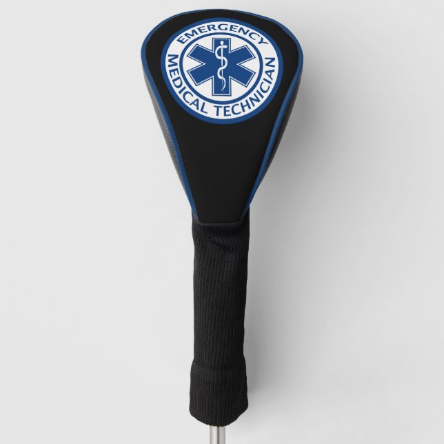 Emergency Medical Technician EMT EMS Golf Head Cover (Front)