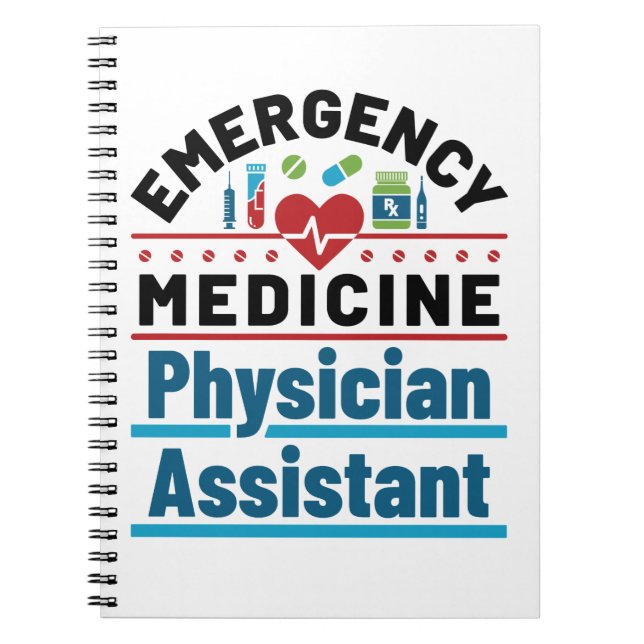 Emergency Medicine Physician Assistant Notebook (Front)