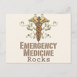 Emergency Medicine Rocks Post Card