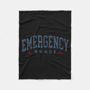 Emergency Nurse Emergency Department Emergency Fleece Blanket