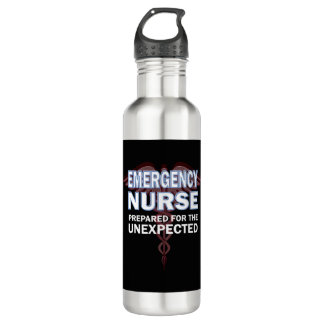 Emergency nurse - Emergency nurse prepared for the 710 Ml Water Bottle