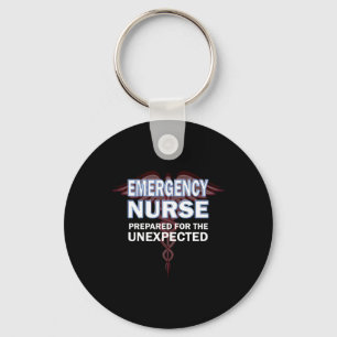 Emergency nurse - Emergency nurse prepared for the Keychain