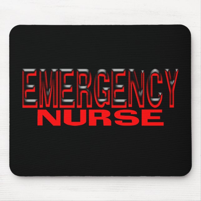 EMERGENCY NURSE MOUSE PAD (Front)
