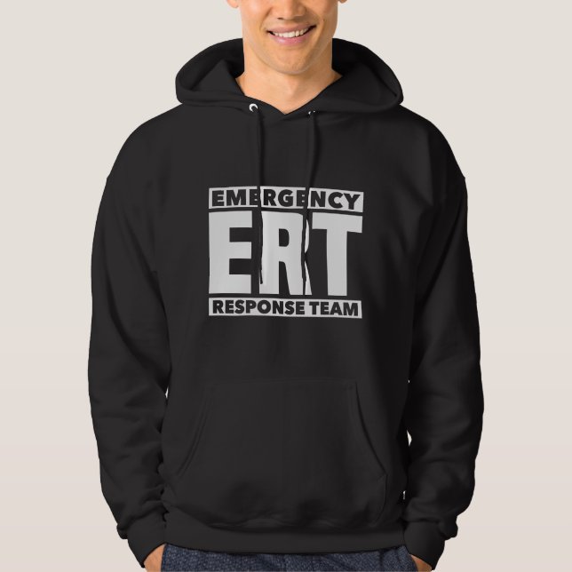 Emergency Response Police Fire EMS First Responder Hoodie (Front)