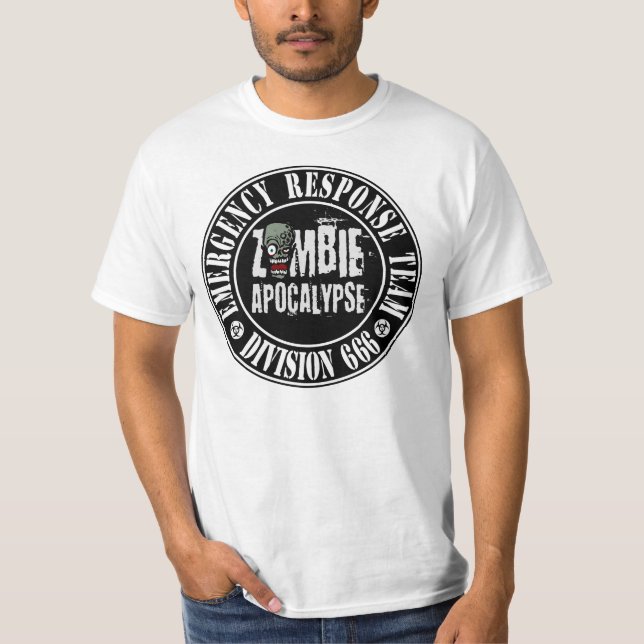 Emergency Response Team: Zombie Apacolypse T-Shirt (Front)