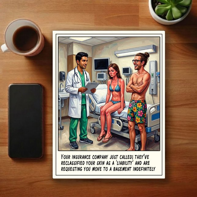 Emergency Room Adventures Cartoon Postcard (Creator Uploaded)