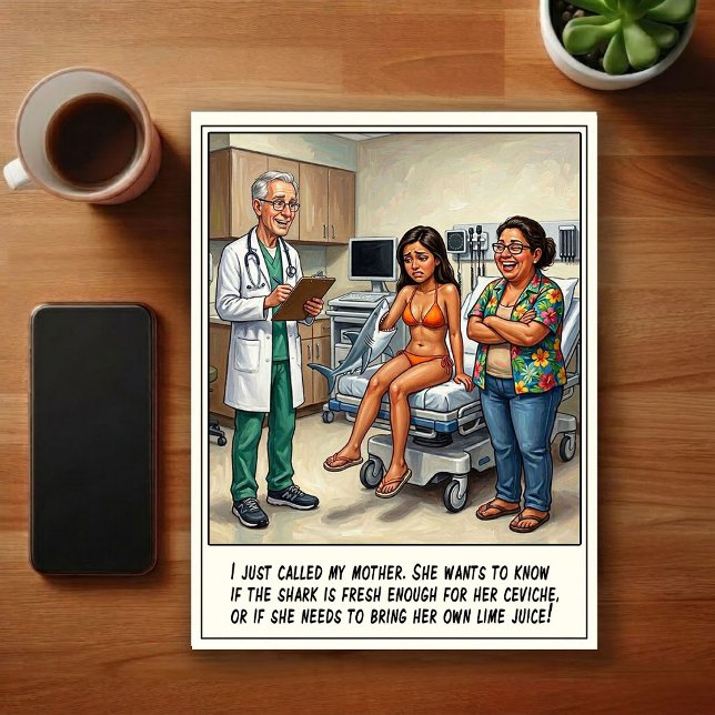 Emergency Room Adventures Cartoon Postcard (Creator Uploaded)