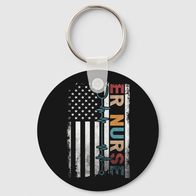Emergency Room - ER Nurses Keychain (Front)