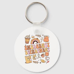Emergency Room Er Rn Nurse Department Halloween Au Keychain