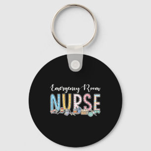 Emergency Room Nurse Gift Idea Keychain