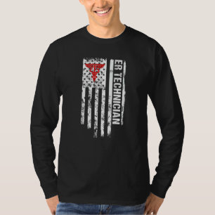 Emergency Room Technician ER Tech Technologist Ame T-Shirt