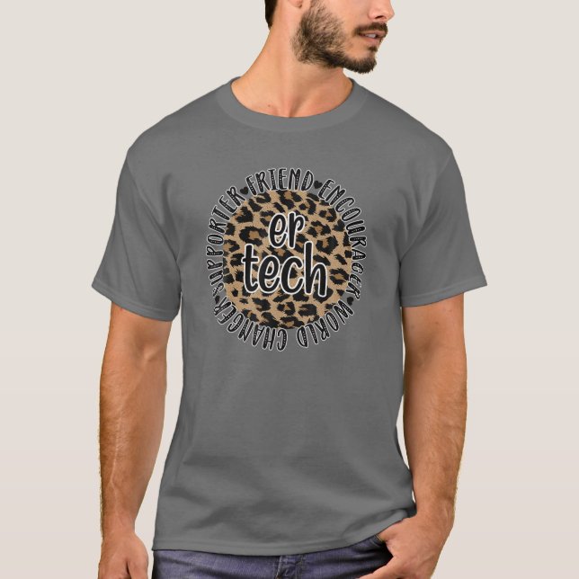 Emergency Room Technician ER Technician ER Tech T-Shirt (Front)