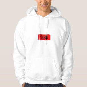Emergency SOS Hoodie – Bold & Eye-Catching Design
