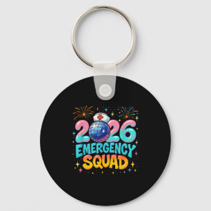 Emergency Squad New Year 2026 Medical Crew Nurse E Keychain