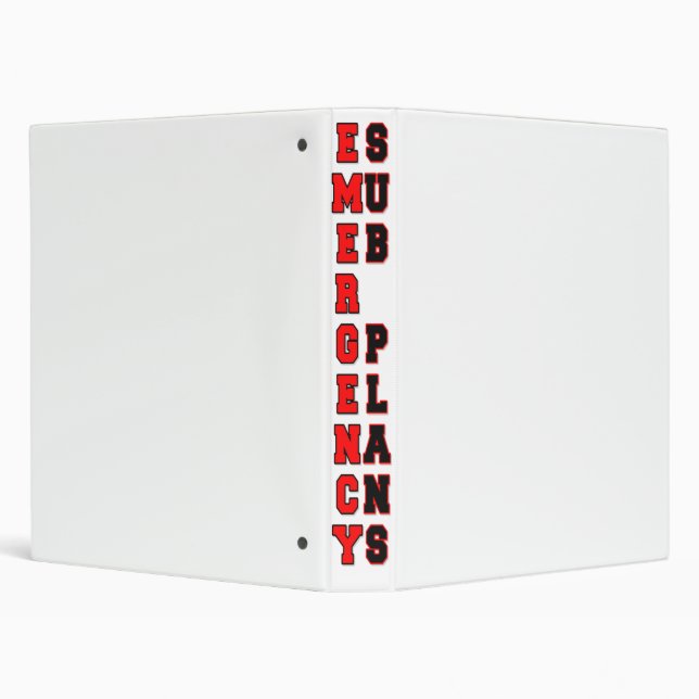 Emergency Sub Plans Binder (Background)