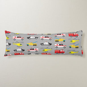 Emergency Vehicles Transportation Body Pillow
