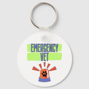 Emergency Vet – Veterinary Emergency Design Keychain