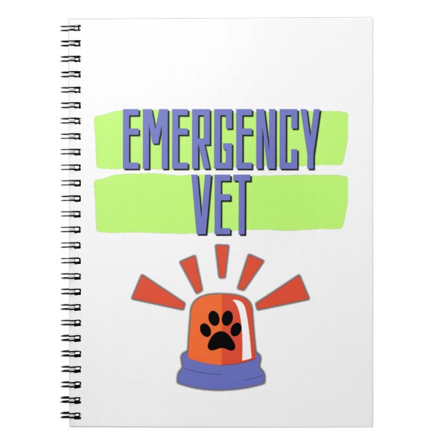 Emergency Vet – Veterinary Emergency Design Notebook (Front)