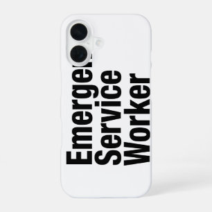 Emergent Service Worker iPhone 16 Case