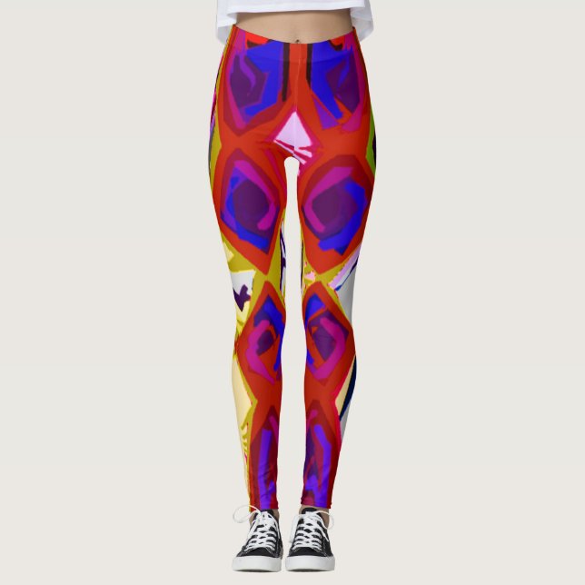 Emerging butterfly on leggings (Front)