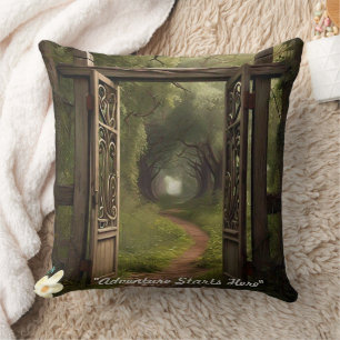 "Emerging Paths" Throw Pillow