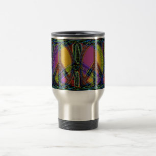 Emerging Peace Sign Travel Mug