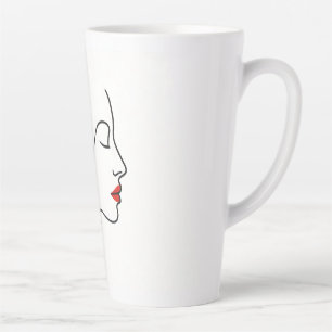 Emerging Wings – Hidden Butterfly Healing Portrait Latte Mug