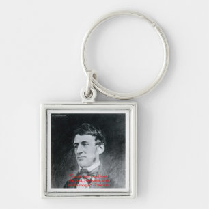 Emerson "Creed The Deed" Wisdom Quote Gifts Keychain