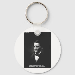 Emerson Love Never Possessed Quote Gifts Etc Keychain