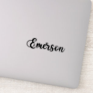 Emerson Name - Handwritten Calligraphy