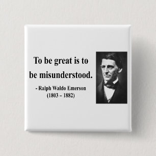 Emerson Quote 11b 2 Inch Square Button