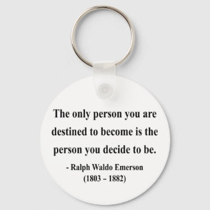 Emerson Quote 1a Keychain