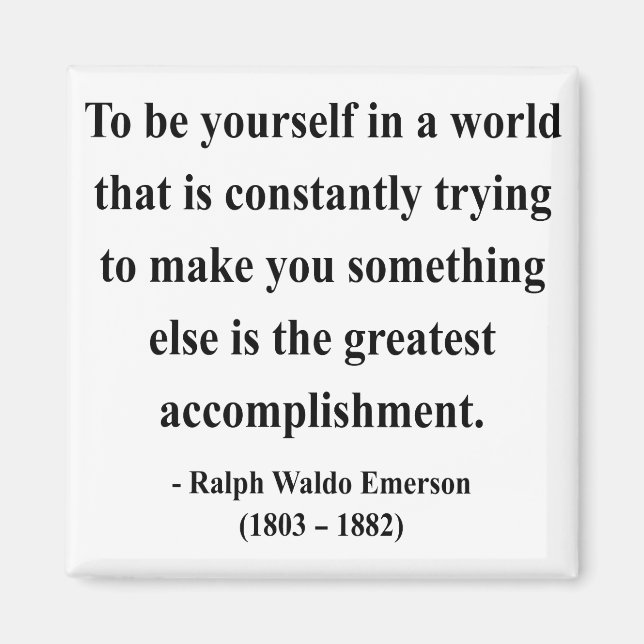 Emerson Quote 4a Magnet (Front)