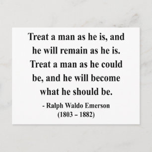 Emerson Quote 9a Postcard
